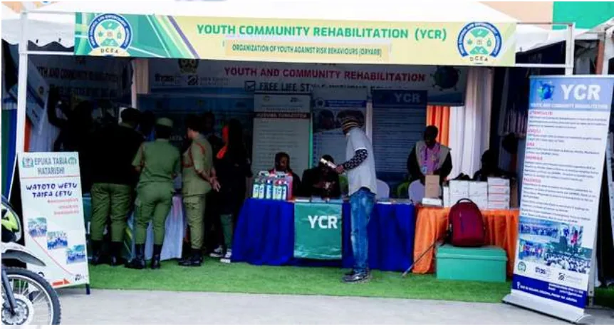 Youth Community Rehabilitation partner tent at the World Drug Day Commemoration