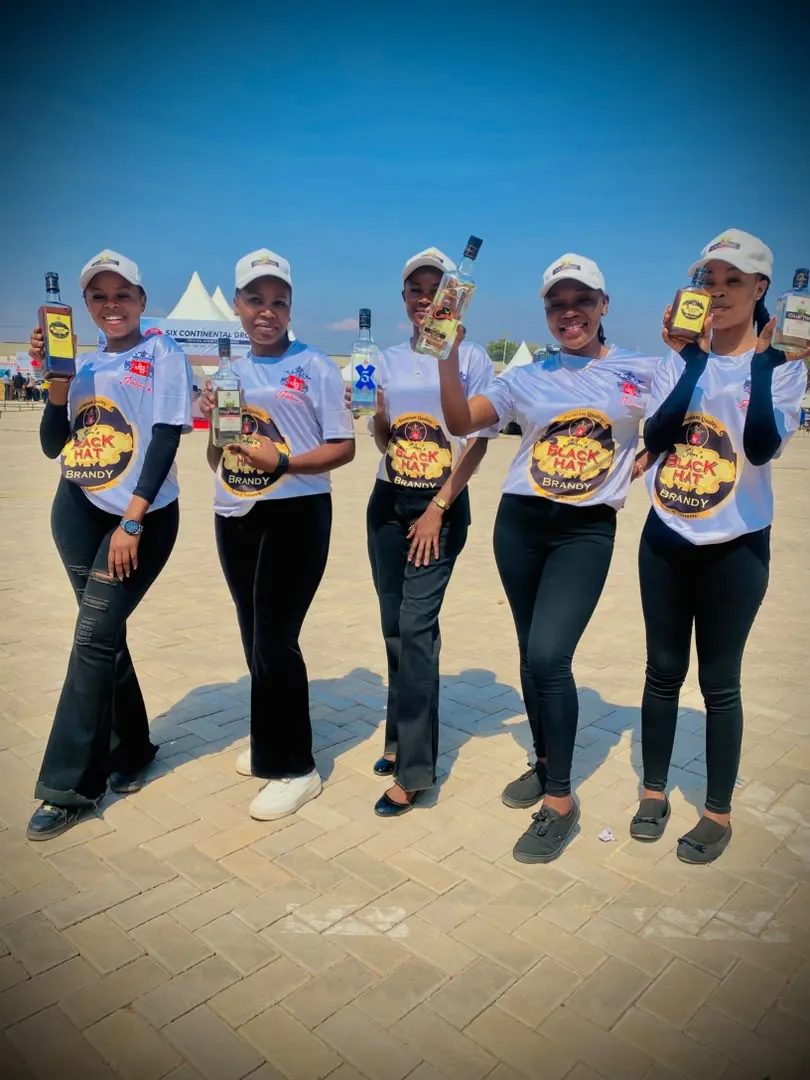 The JBL brand ambassador team in branded Black Hat Brandy uniforms at Nane Nane Grounds, Dodoma