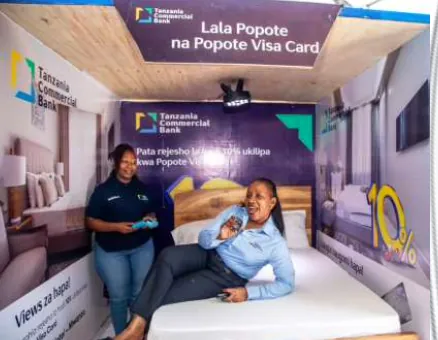 Themed Visa Card activation set built for the Festive Season launch