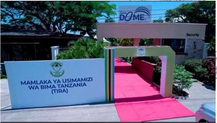 TIRA Annual Report Dinner, Branded entrance and red carpet at Super Dome, Masaki